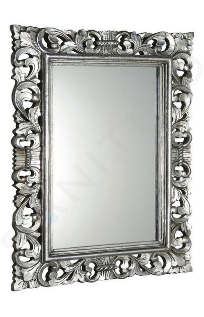 Sapho Scule - Miroir en cadre, 70 x 100 cm, argent IN156