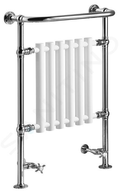 Sapho Singl - Radiator Cork 68x96 cm, 550 W, chroom/wit RE104