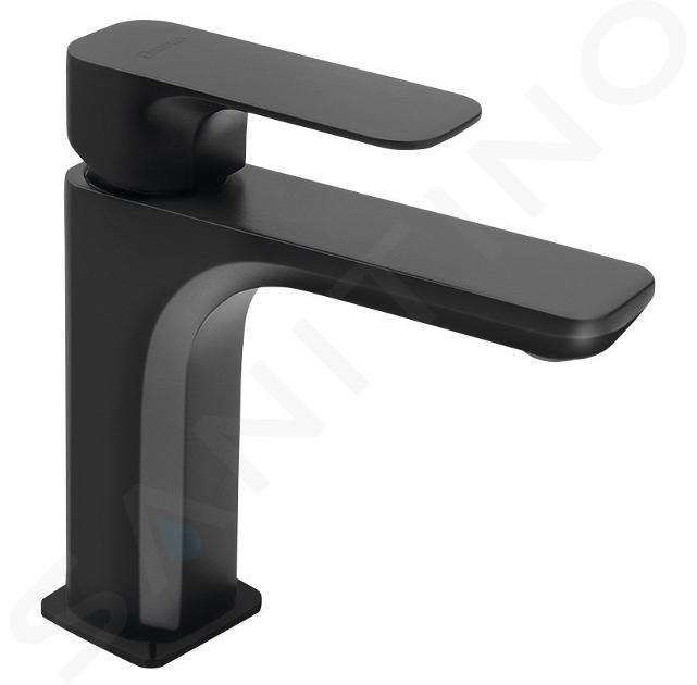 Sapho Spy - Grifo de pie para lavabo sin desagüe, negro mate PY02/15