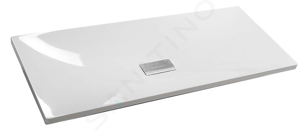 Sapho Tonga - Lavabo 1210x500 mm, mármol fundido, blanco TG121