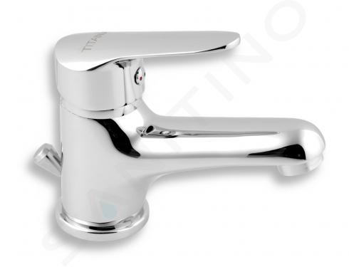 Novaservis Titania Iris New - Grifo de lavabo con desagüe, cromo 94401,0