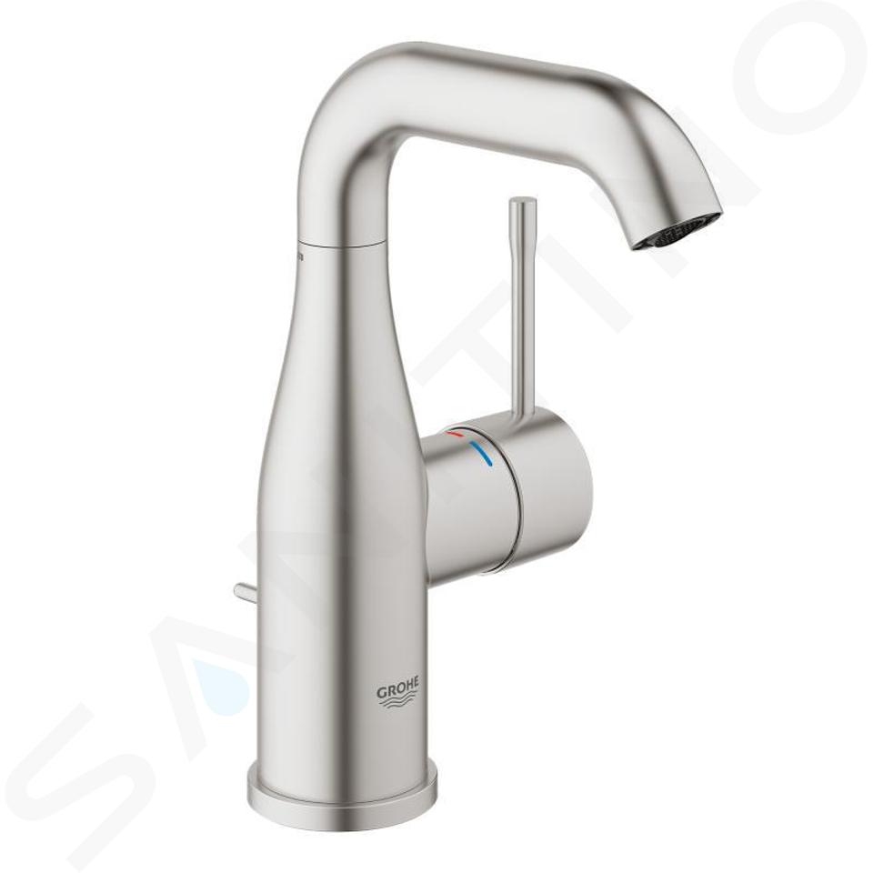 Grohe Essence - Baterie lavoar cu evacuare, supersteel 23462DC1