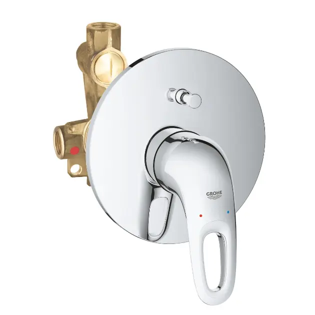 Grohe Eurostyle - Badewannenarmatur mit Element, Unterputzmontage  