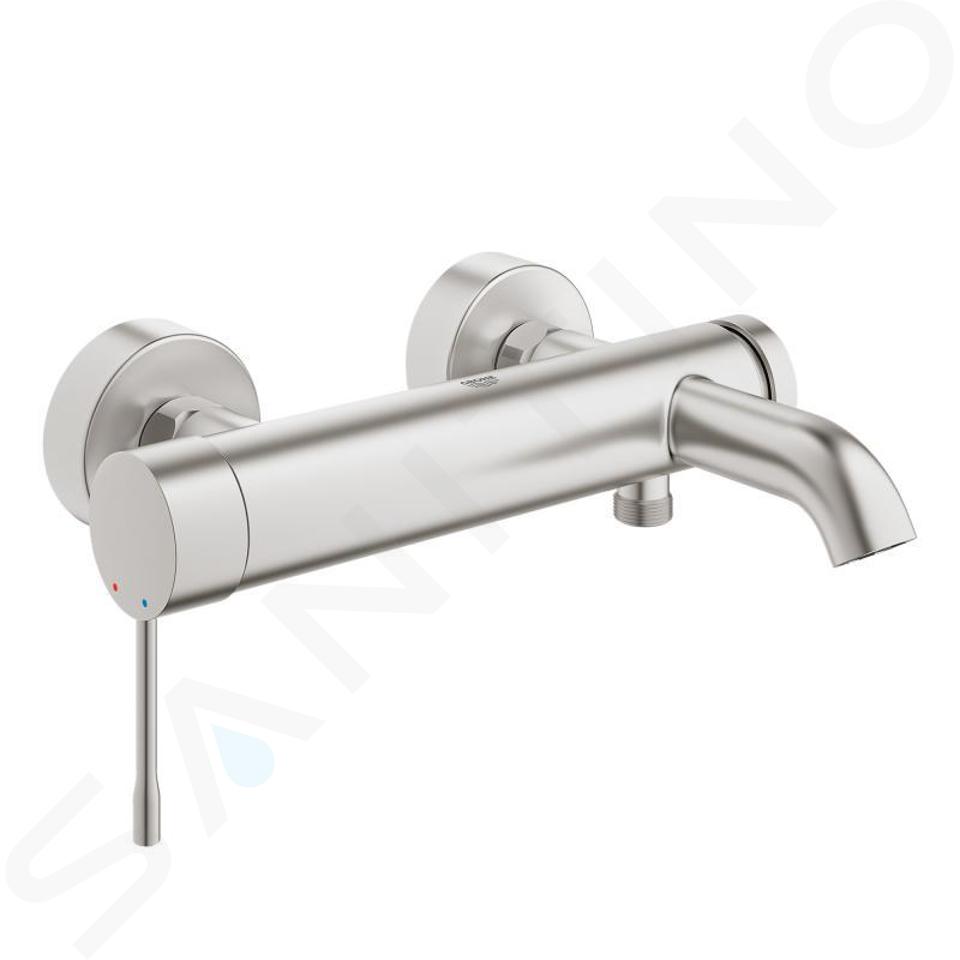 Grohe Essence - Mitigeur de baignoire, supersteel 33624DC1