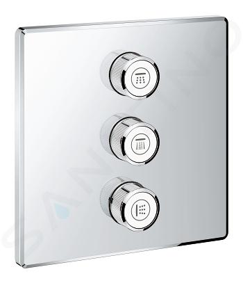 Grohe Grohtherm SmartControl - Ventil pod omietku na 3 spotrebiče, chróm 29127000