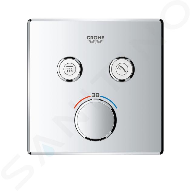 Mitigeur Thermostatique Douche Grohe Grohtherm SmartControl à encastrer 2  sorties 29124000