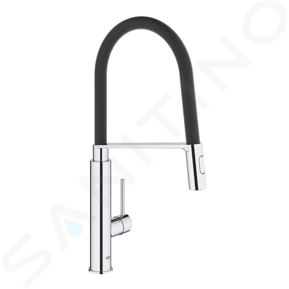 Grohe Concetto - Grifo monomando de fregadero, cromo 31491000