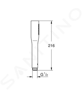 Grohe Euphoria - Douchette Cosmopolitan Stick, chrome 27400000