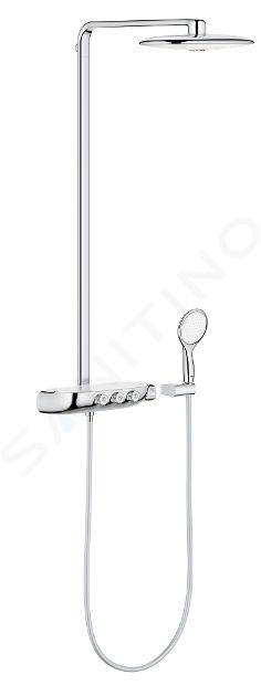 Grohe Rainshower SmartControl - Brausegarnitur Duo 360 mit Thermostat, 2 Strahlen, Chrom/Mondweiß 26250LS0