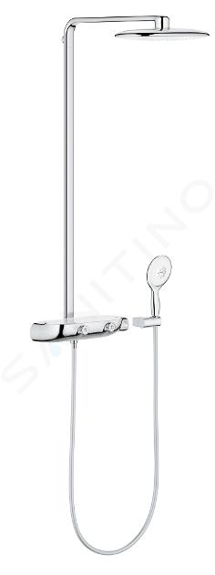 Grohe Rainshower SmartControl - Set de douche Mono avec thermostat, 360 mm, blanc lunaire 26361LS0