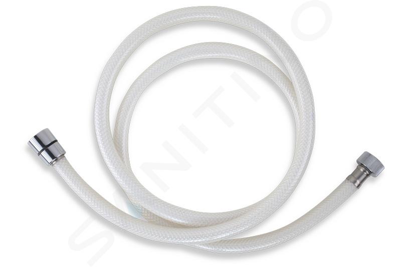 Novaservis Flexibles - Flexible de douche plastique 1500 mm, blanc PVC/155,1