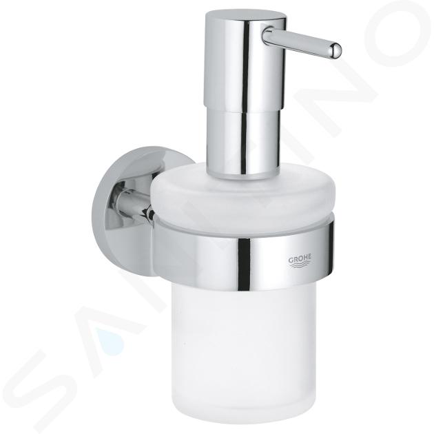 Grohe Essentials - Distributeur de savon liquide avec support, chrome 40448001