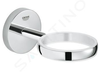 Grohe BauCosmopolitan - Držák skleničky/mýdelníku, chrom 40585001