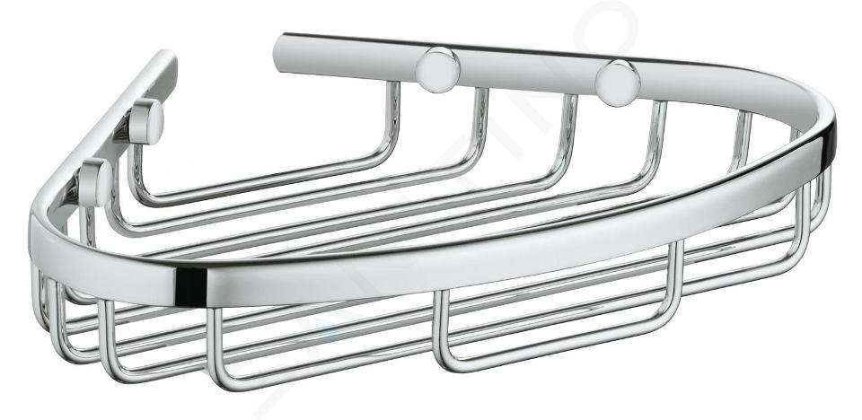 Grohe BauCosmopolitan - Poliță de colț din metal 164 x 202 mm, crom 40664001