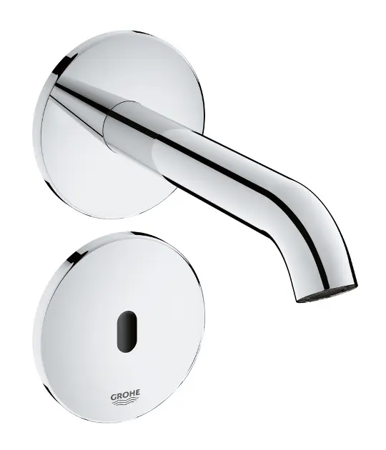 Grohe Essence E - Mitigeur électronique infrarouge de lavabo, montage mural, sans mélangeur, chrome 36447000