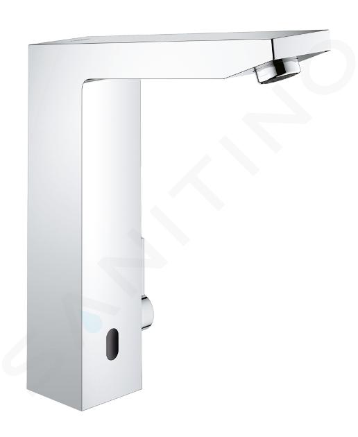 Grohe Eurocube E - Infrarood elektronische wastafelkraan met menging en instelbare temperatuur begrenzer, chroom 36441000