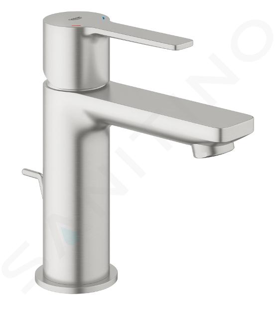 Grohe Lineare - Bateria umywalkowa z wylewką, Supersteel 32109DC1