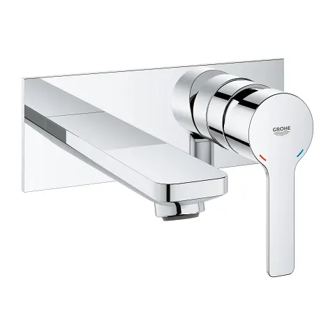 Grohe Lineare - Mitigeur de lavabo M encastré, installation 2 trous, chrome 19409001