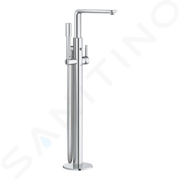 Grohe Lineare - Grifo de bañera en suelo, cromo 23792001