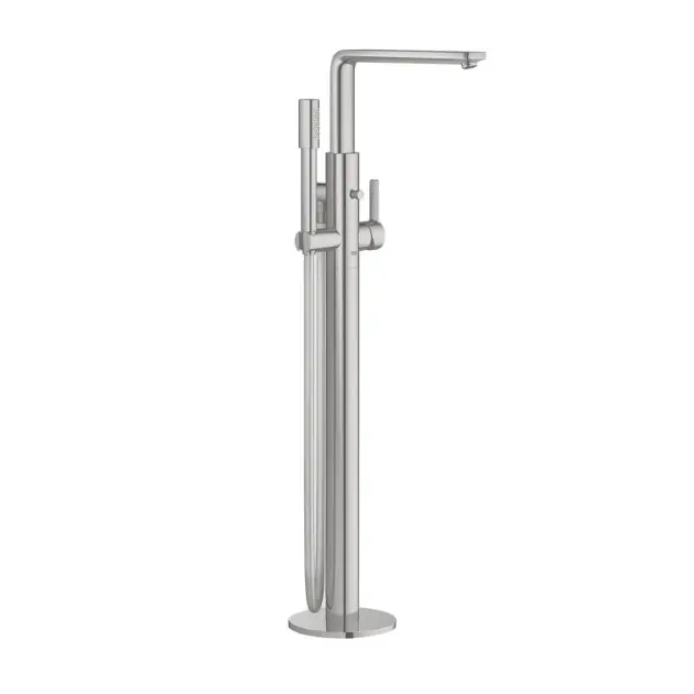 Grohe Lineare - Mitigeur de baignoire à monter au sol, supersteel 23792DC1