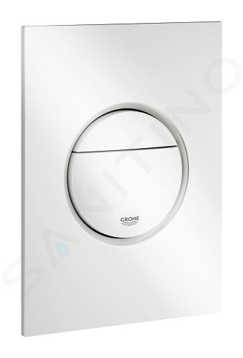 Grohe Nova Cosmopolitan S - Plaque de déclenchement, blanc alpin 37601SH0