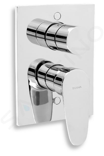 Novaservis Titania Smart - Inbouw badkraan met omstelkraan, chroom 98050R,0