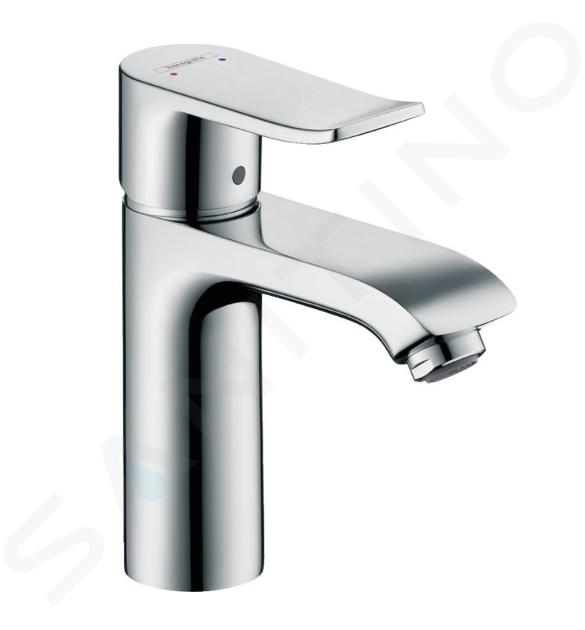 Hansgrohe Metris New - Umyvadlová baterie s výpustí, chrom 31080000