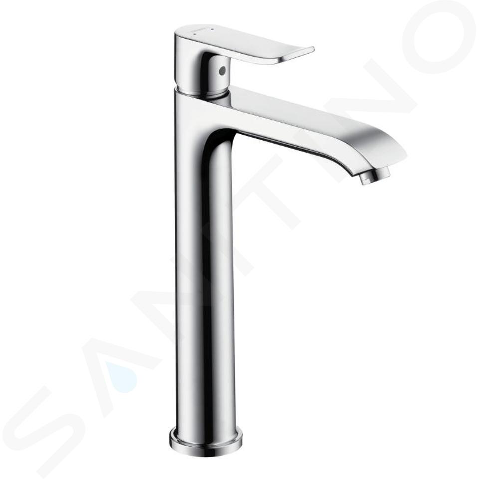 Hansgrohe Metris New - Umyvadlová baterie s výpustí, chrom 31183000