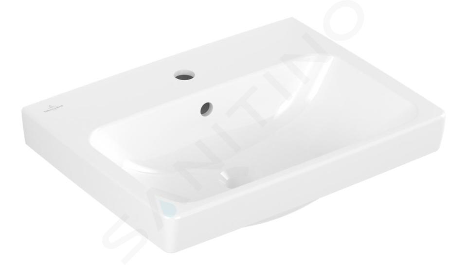 Villeroy & Boch Architectura - Umywalka 55x42 cm, z przelewem, otwór na baterię, biel alpejska 4A875501