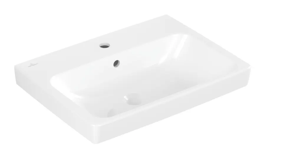 Villeroy & Boch Architectura - Umývadlo 60x45 cm, s prepadom, otvor na batériu, CeramicPlus, alpská biela 4A8760R1