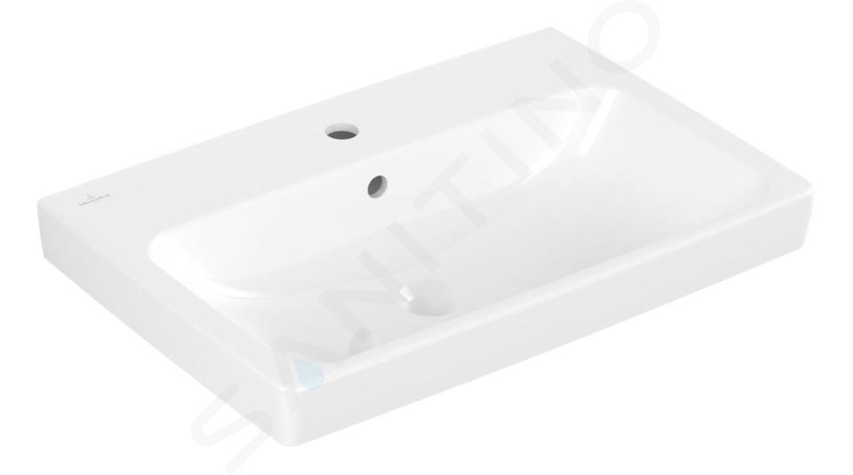 Villeroy & Boch Architectura - Lavabo 65x45 cm, avec trop-plein, trou pour robinetterie, blanc alpin 4A876501