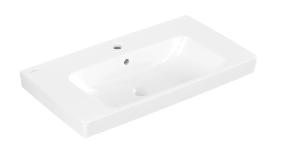 Villeroy & Boch Architectura - Umývadlo 80x45 cm, s prepadom, otvor na batériu, CeramicPlus, alpská biela 4A8780R1