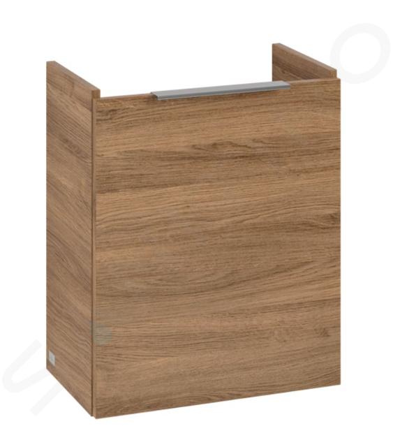 Villeroy & Boch Architectura - Meuble pour lave-mains, 43x52x27 mm, 1 porte, charnière à gauche, Oak Kansas B88300RH