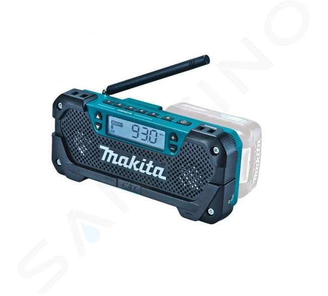 Makita Accessori - Radio da cantiere a batteria 10,8V, senza batteria e caricabatterie MR052