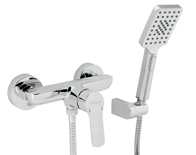 Novaservis Metalia 54 - Miscelatore doccia con accessori, cromo 54061,0