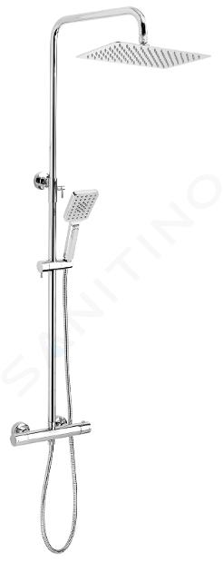 Novaservis Metalia 54 - Set de douche avec thermostat, 30x20 cm, 3 jets, chrome SET034/TER,0