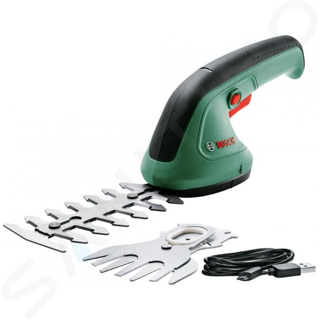 Bosch Outils de jardinage - Cisaille à arbustes et à gazon sans fil 3,6V, câble USB 0600833303