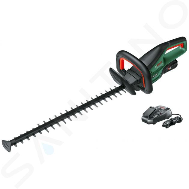 Bosch Zahradní technika - 18V AKU plotové nůžky 50 cm, 1x aku 2,5 Ah Li-Ion, nabíječka 0600849K01