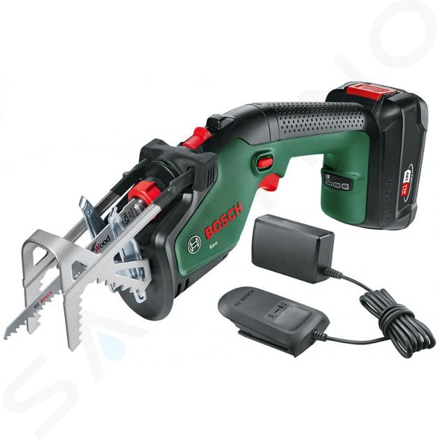 Bosch Utilaje tehnice pentru grădină - Fierăstrău circular AKU 18V, 1x acumulator 2,0 Ah Li-Ion, încărcător 0600861A00