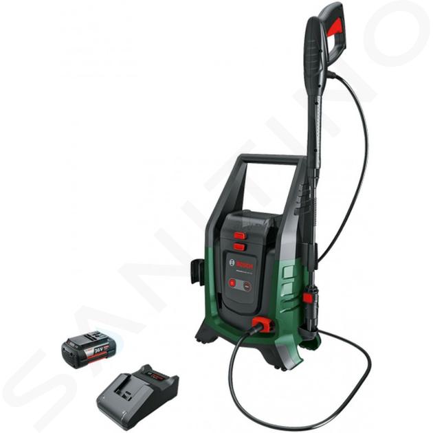 Bosch Herramientas de jardinería - 36V AKU limpiadora a presión 100 bar, 1x batería 4,0 Ah Li-Ion, cargador 06008C7002