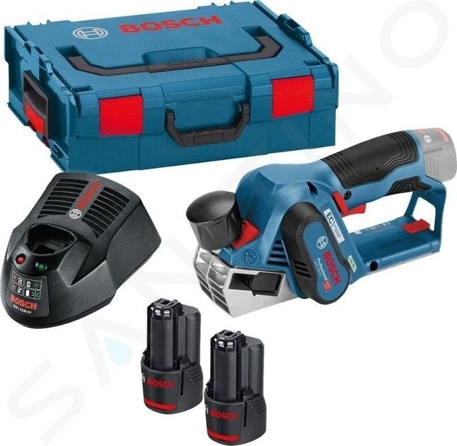 Bosch Náradie - 12V AKU hoblík 56 mm, 2x aku 3,0 Ah Li-Ion, nabíjačka 06015A7001