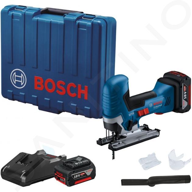 Bosch Nářadí - 18V AKU přímočará pila, 2x aku 4,0 Ah Li-Ion, nabíječka 06015B2022