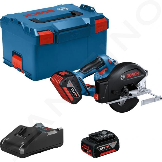 Bosch Náradie - 18V AKU okružná píla 136 mm, 2x aku 5,0 Ah Li-Ion, nabíjačka 06016B8002