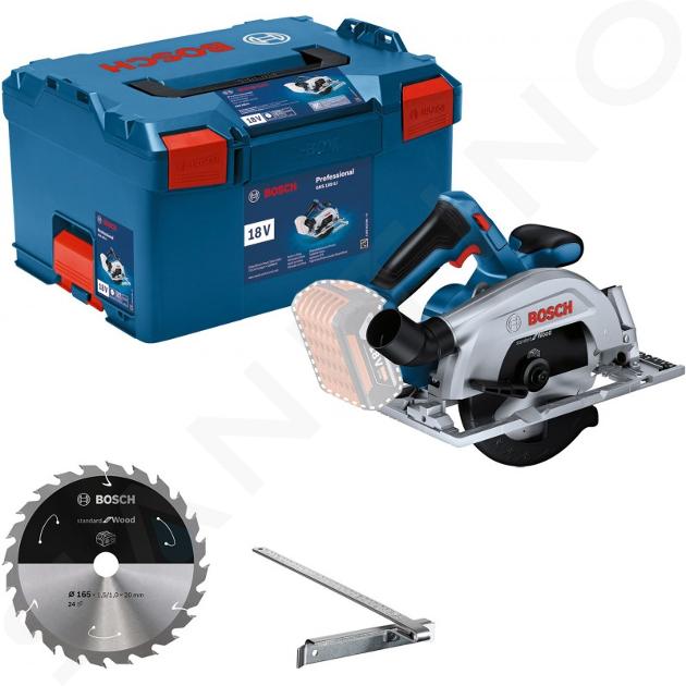 Bosch Gereedschap - 18 V ACCU-cirkelzaag 165 mm, zonder accu en opladers 06016C1224