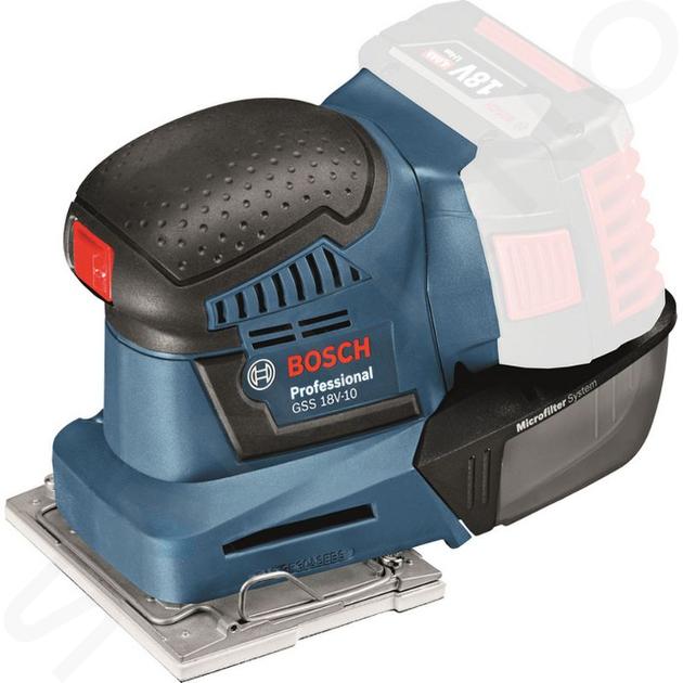 Bosch Nářadí - 18V AKU vibrační bruska, bez baterie a nabíječky 06019D0200