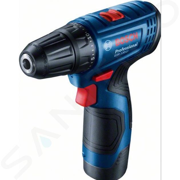 Bosch Nářadí - 12V AKU šroubovák, 2x aku 2,0 Ah, nabíječka, s příslušenstvím 06019G8002