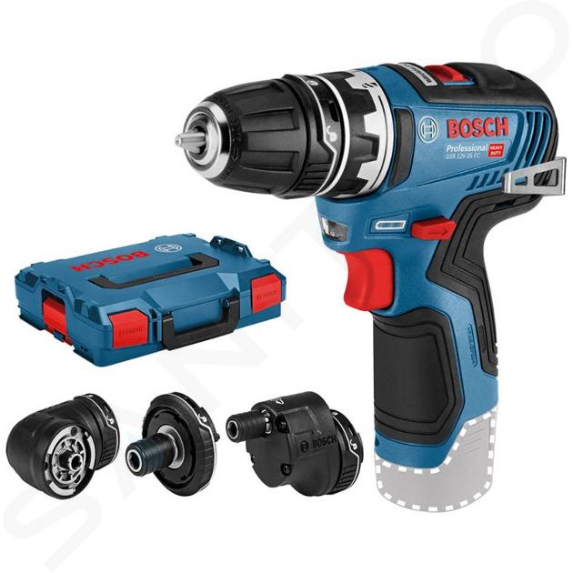 Bosch Náradie - 12V AKU vŕtací skrutkovač s príslušenstvom, 2x aku 3,0 Ah Li-Ion, nabíjačka 06019H3003