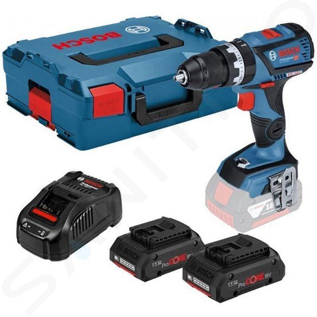 Bosch Unelte - Șurubelniță pe acumulator de 18V, 2 acumulatori x 5,0 Ah, încărcător 06019H5001