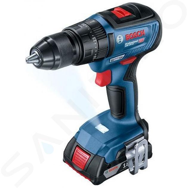 Bosch Náradie - 18V AKU skrutkovač s príklepom, 2x aku 5,0 Ah, nabíjačka 06019H5101