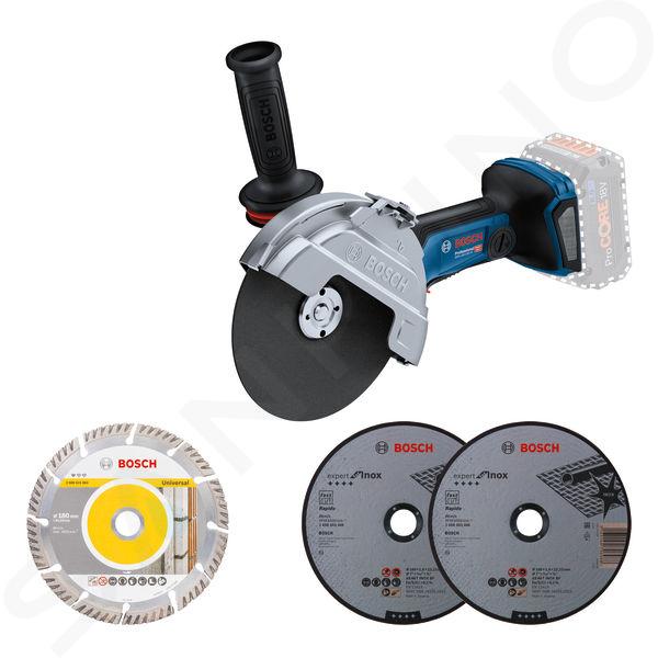 Bosch Náradie - 18V AKU uhlová brúska 180 mm, bez batérie a nabíjačky 06019H6E01